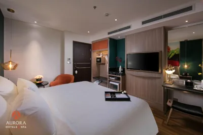 Superior-Zimmer mit Innenfenster — Aurora Premium - A Lifestyle Hotel